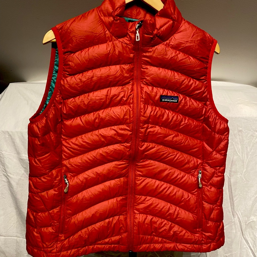 Patagonia Womens Puffer Vest XL Bright Red